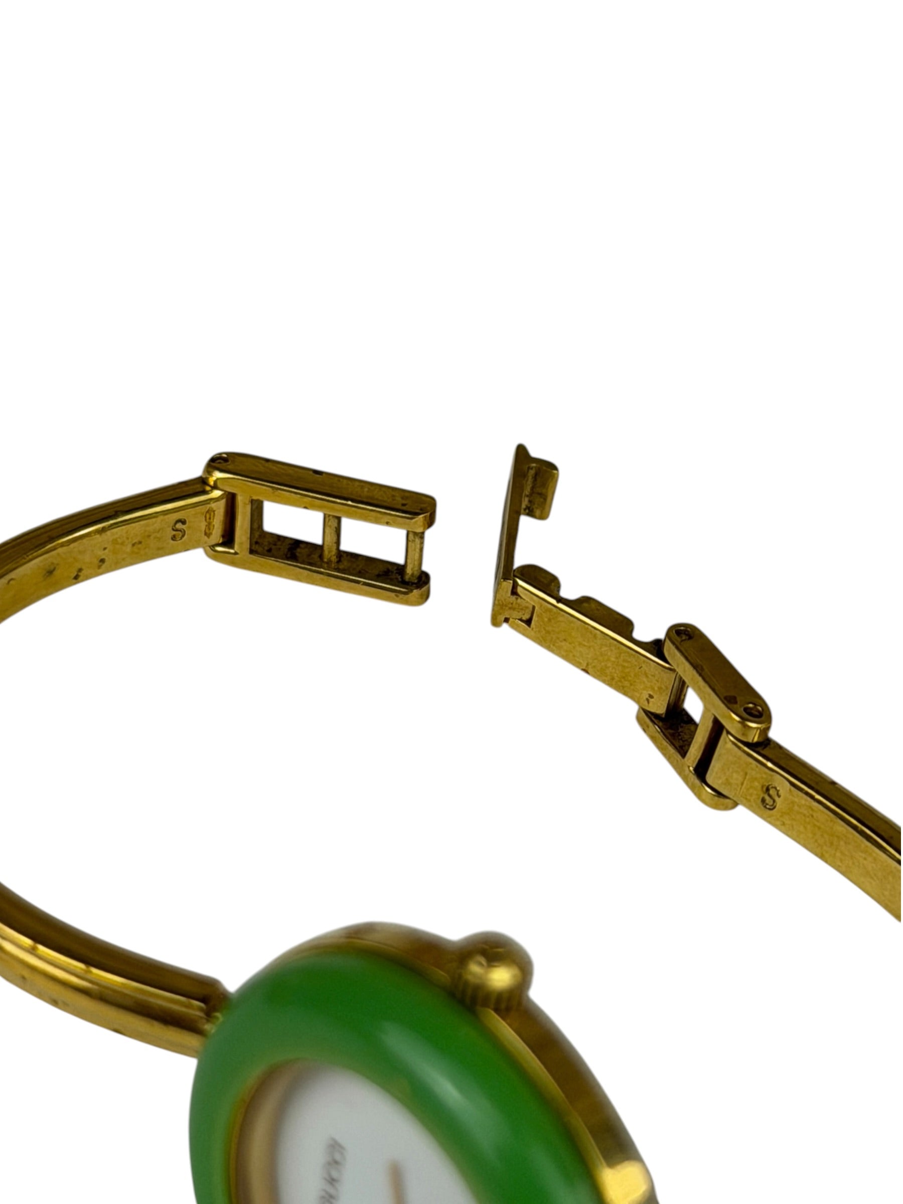 Gucci Interchangeable Bezel Watch Gold Plated Bangle