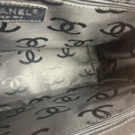 Chanel Vintage Black Patent Pony Hair Chain Pocket Tote 2005