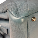 Chanel Blue Caviar Quilted CC Timeless Soft Shopper Tote 2010