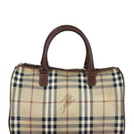Burberry Vintage Haymarkert House Mini Boston Handbag
