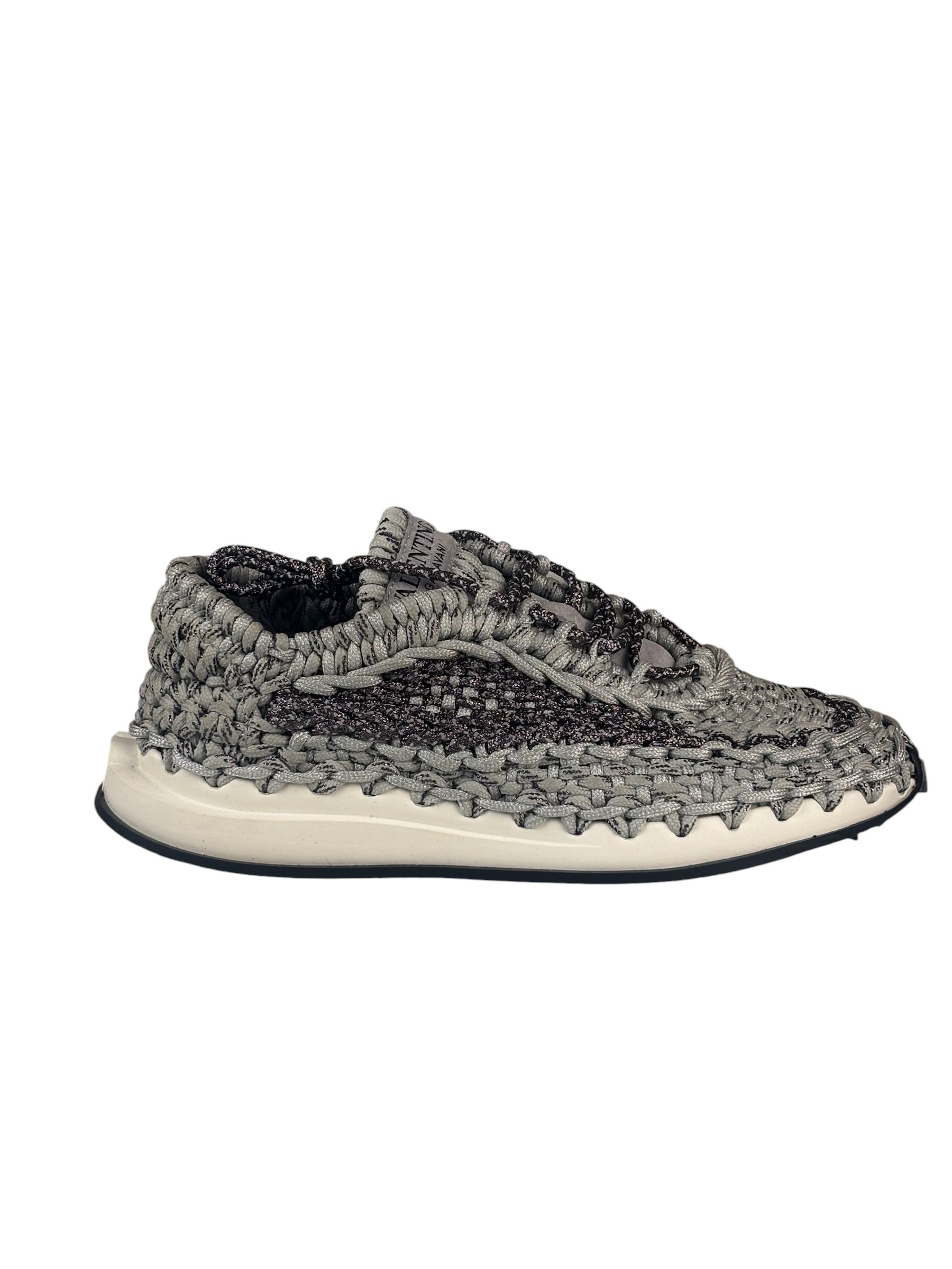 Valentino Crochet Sneaker F&F Grey