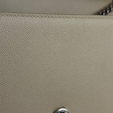 Saint Laurent Kate Grain De Poudre Chain Bag Beige