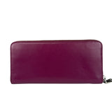 Coach Plum Long Zip Wallet