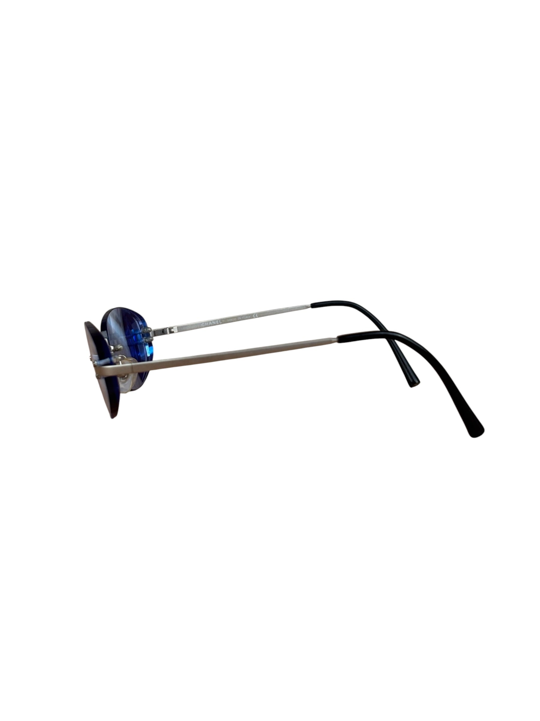 Chanel Vintage Oval Rimeless Sunglasses 4003 RX