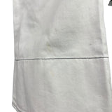 Miu Miu White Denim Stitched Bootleg Jeans