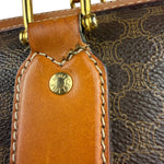 Celine Vintage Macadam Canvas Boston Bag