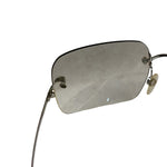 Chanel Y2k Silver Rimless 4017-D Sunglasses