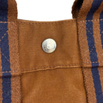 Hermes Brown Canvas Fourre Tout PM