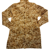 Issey Miyake Pleats Please Patterned Button Up Long Sleeve