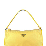 Prada Vintage Nylon Yellow Pochette