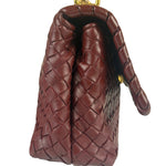 Bottega Veneta Vintage Burgundy Olimpia Shoulder Bag