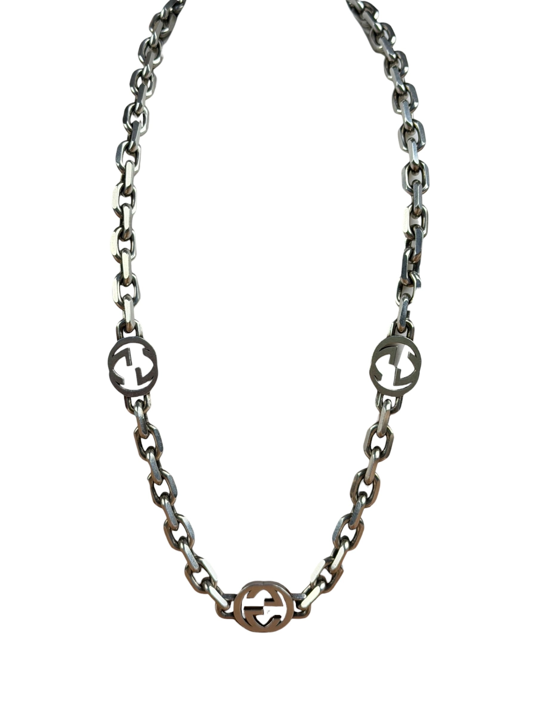 Gucci Interlocking GG Chain Necklace