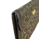 Celine Vintage Canvas Snap Trifold Wallet