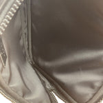 Gucci Black Nylon Butterfly Embroidered Zip Pouch