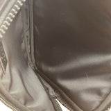Gucci Black Nylon Butterfly Embroidered Zip Pouch