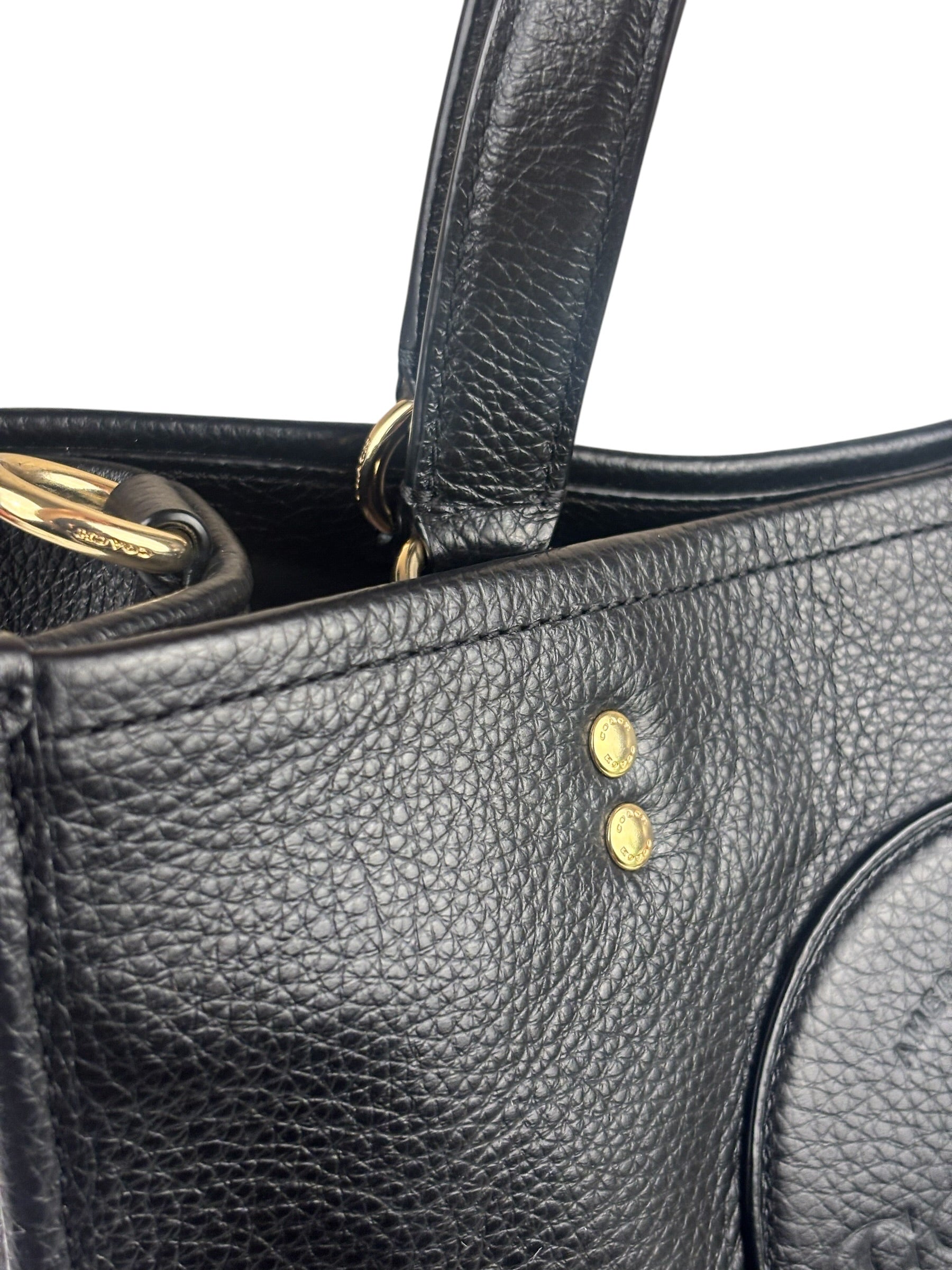 Coach Black Dempsey Carryall 2-Way Bag