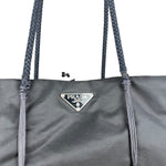 Prada Black Nylon Mini Tote Handbag