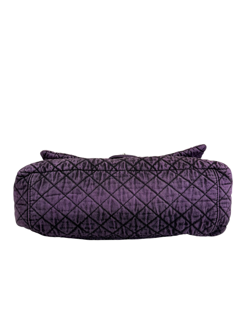 Chanel Purple Denimpressions XXL Flap Bag 2019