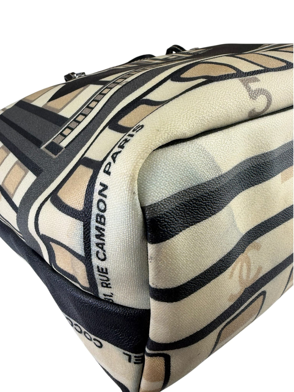Chanel Colorblock Leather Le Train Shopping Tote 2006