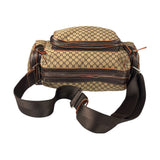 Celine Vintage Canvas Macadam Messenger Bag