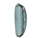 Gucci Blue Leather Horsebit Chain Shoulder Bag
