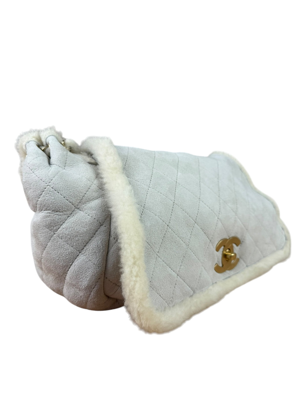 Chanel Shearling Accordion Flap Bag 2004