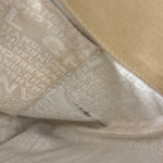 Chanel Vintage Beige Canvas Quilted Chocolate Bar Tote 2003