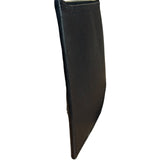 Saint Laurent Black Leather Zip Pouch