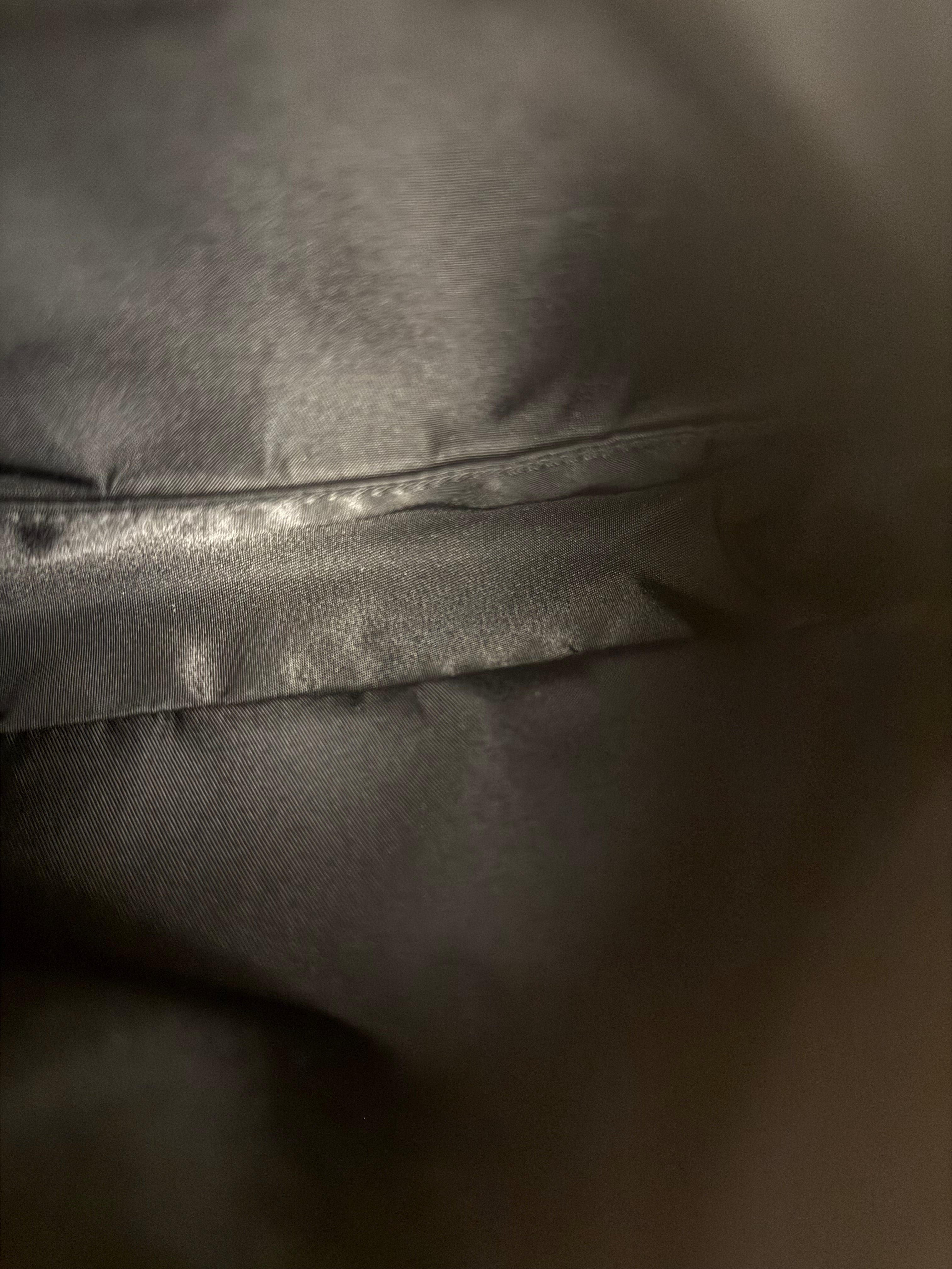 Prada Vintage Black Nylon Pochette