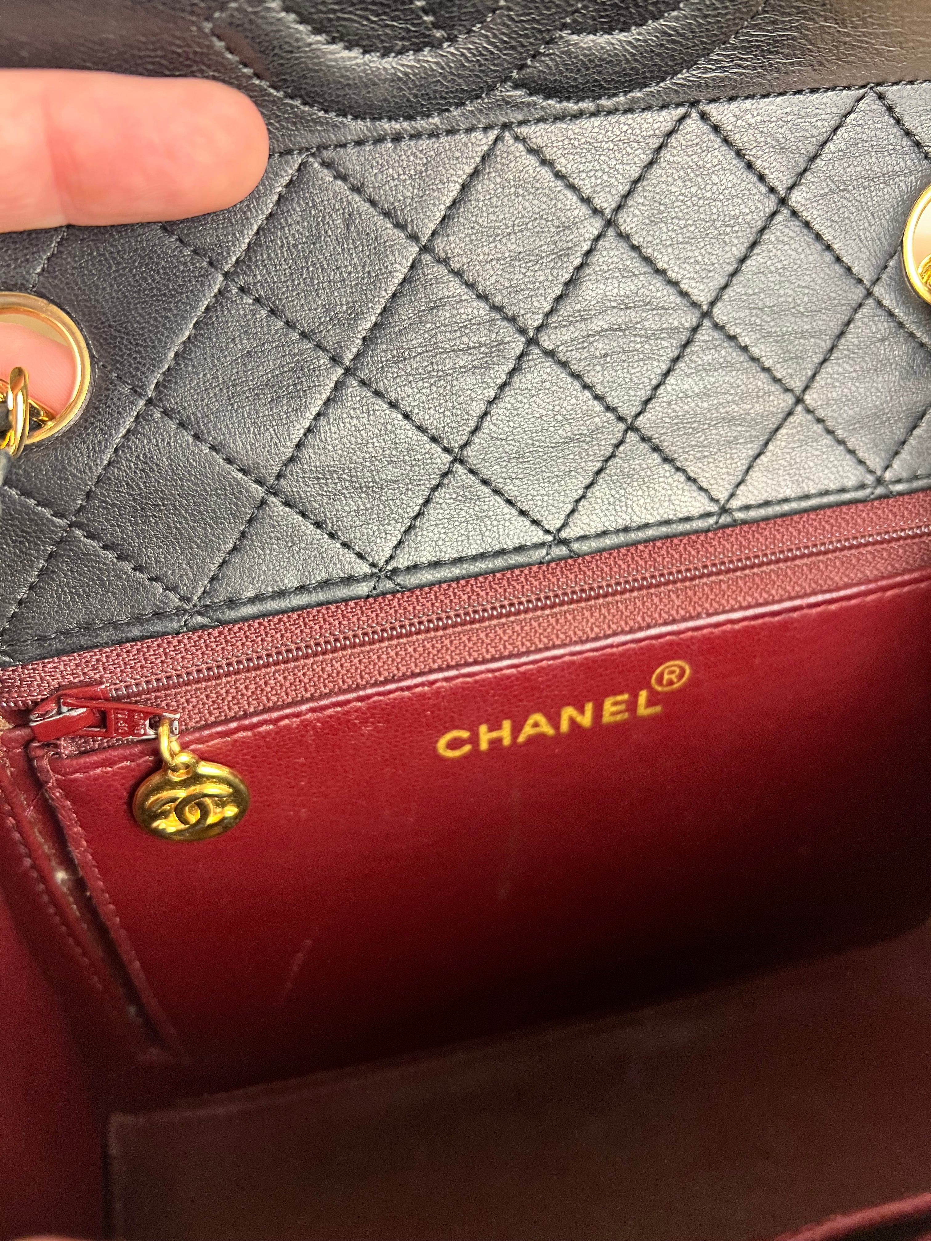 Chanel Neo Executive Black Lambskin 1990