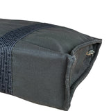 Hermes Herline Canvas Tote Grey