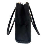 Gucci GG Black Canvas Vintage Jackie Tote Handbag