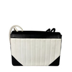 Chanel Black/White Leather Shoulder/Tote Bag 2017