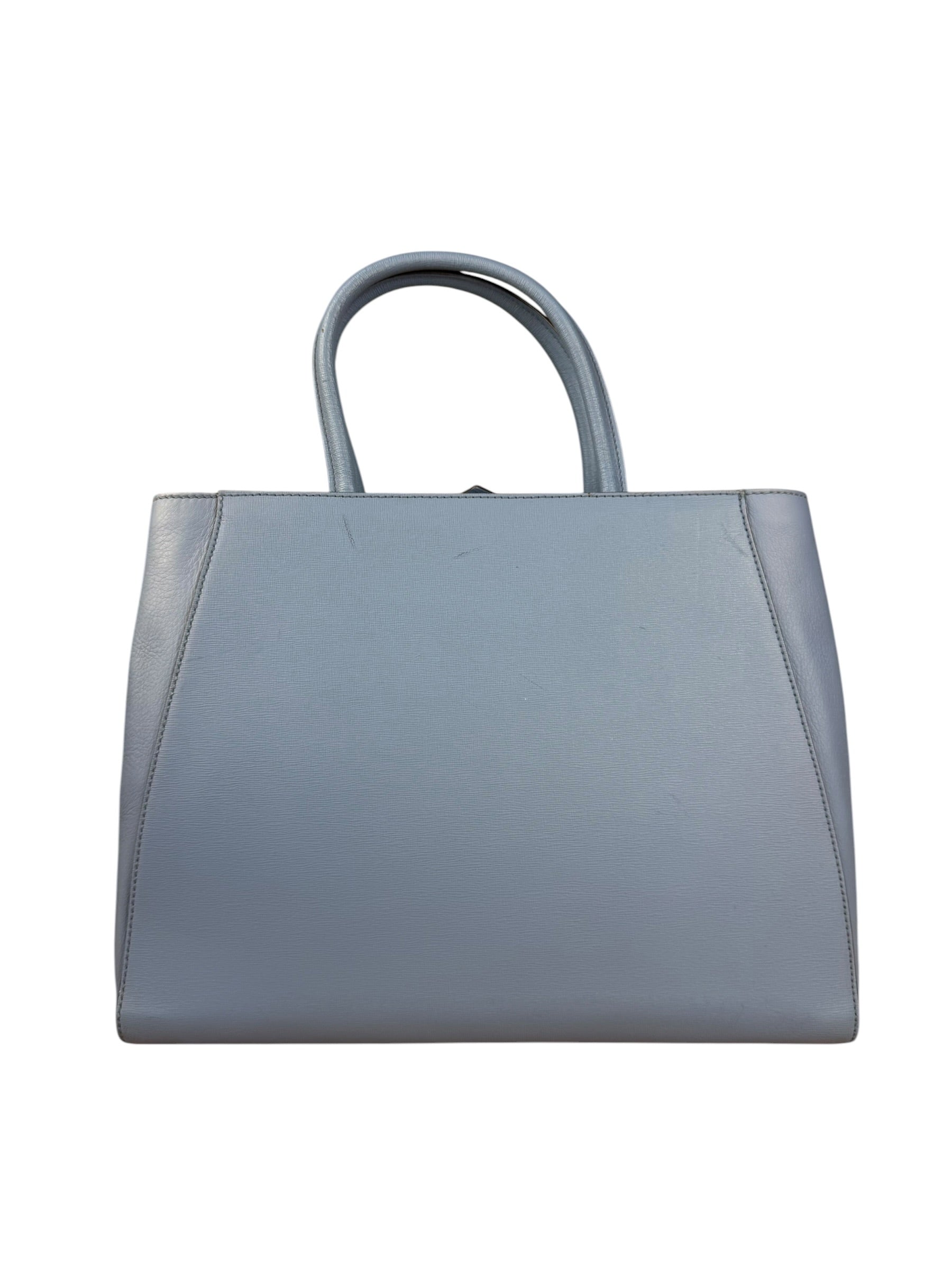 Fendi Cerulean Blue 3-Jours Silhouette Hand Bag