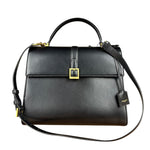 Saint Laurent Le Fermoir Top Handle 2Way Black