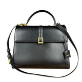 Saint Laurent Le Fermoir Top Handle 2Way Black