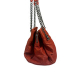 Chanel Red Caviar Quilted Small Frame Shoulder Bag 2011