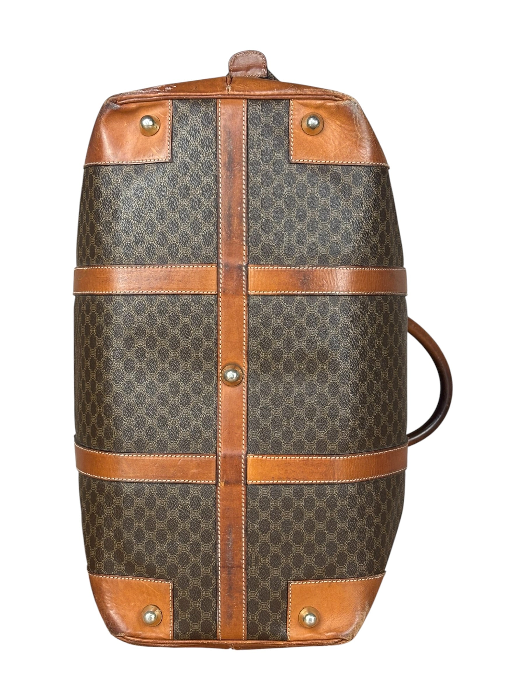 Celine Vintage Macadam Weekender Travel Bag