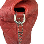 Chanel Red Caviar Quilted Leather French Riviera Hobo Bag 2011