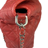 Chanel Red Caviar Quilted Leather French Riviera Hobo Bag 2011