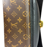 Louis Vuitton Black Leather/ Monogram Marignan 2Way Bag