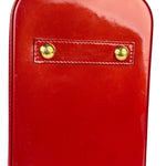 Louis Vuitton Red Vernis Alma MM Handbag