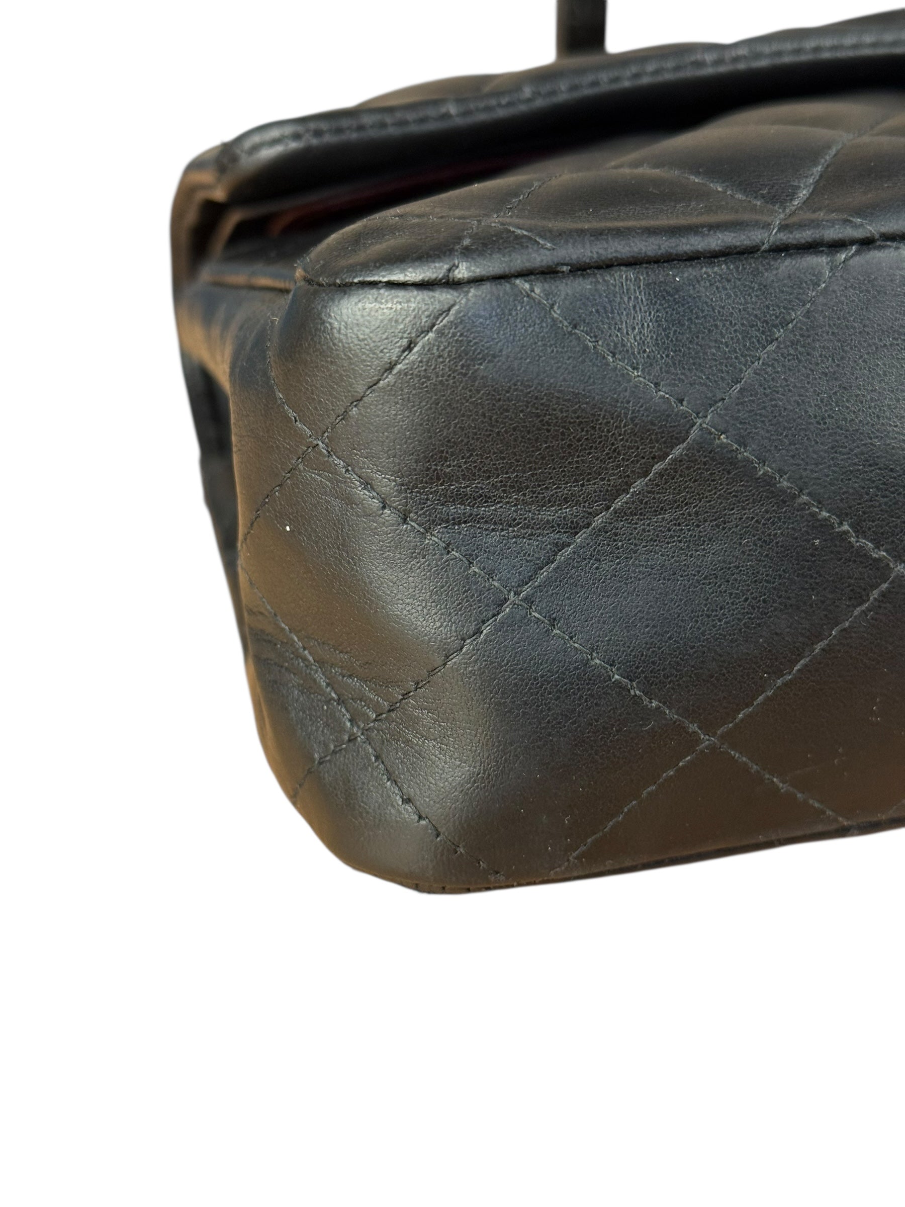 Chanel Classic Quilted Black Double Flap Bag 2003