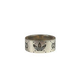 Gucci x Adidas GG Engraved Wide Ring