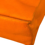 Chanel Vintage Orange Caviar Leather Tote 1989