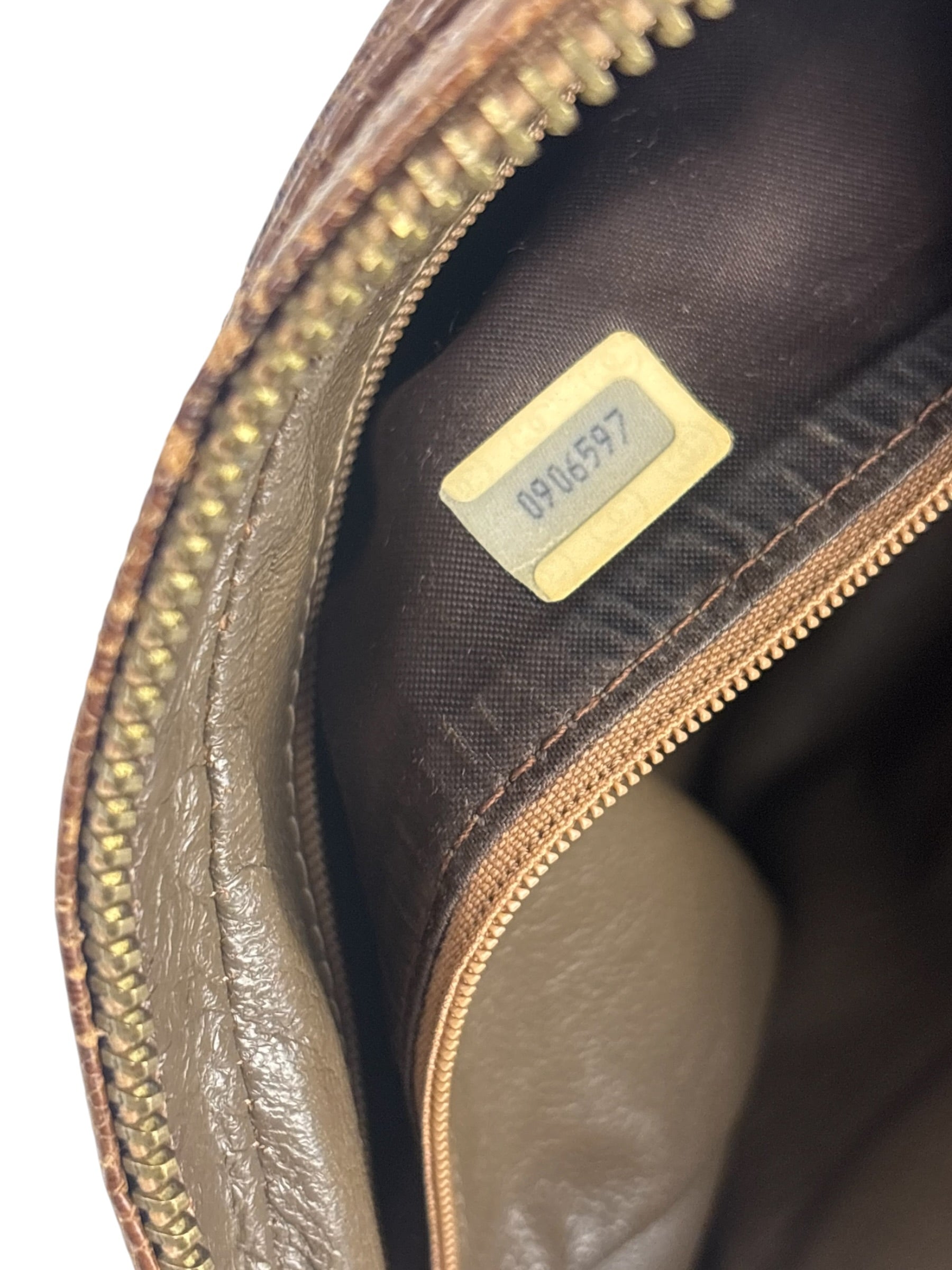 Chanel Vintage Leather Lizard Tassel Camera Case - 1987