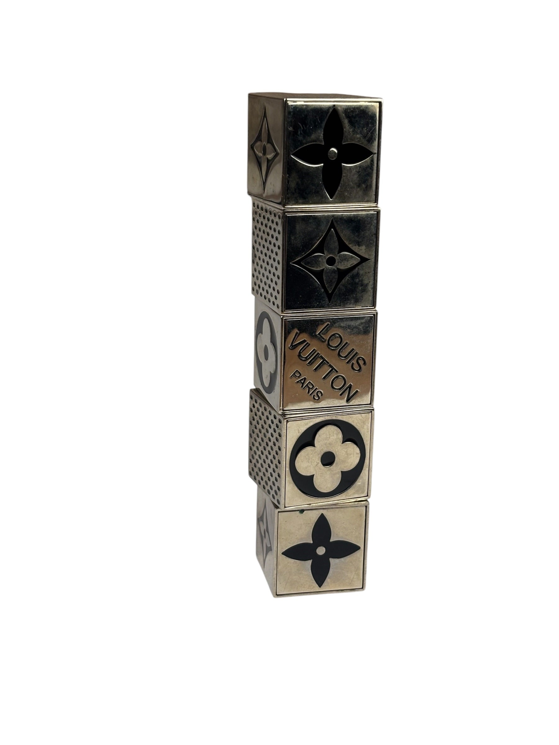 Louis Vuitton Silver Magnetic Cube Dice