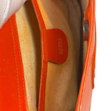 Gucci Orange Patent Leather Hobo Bag