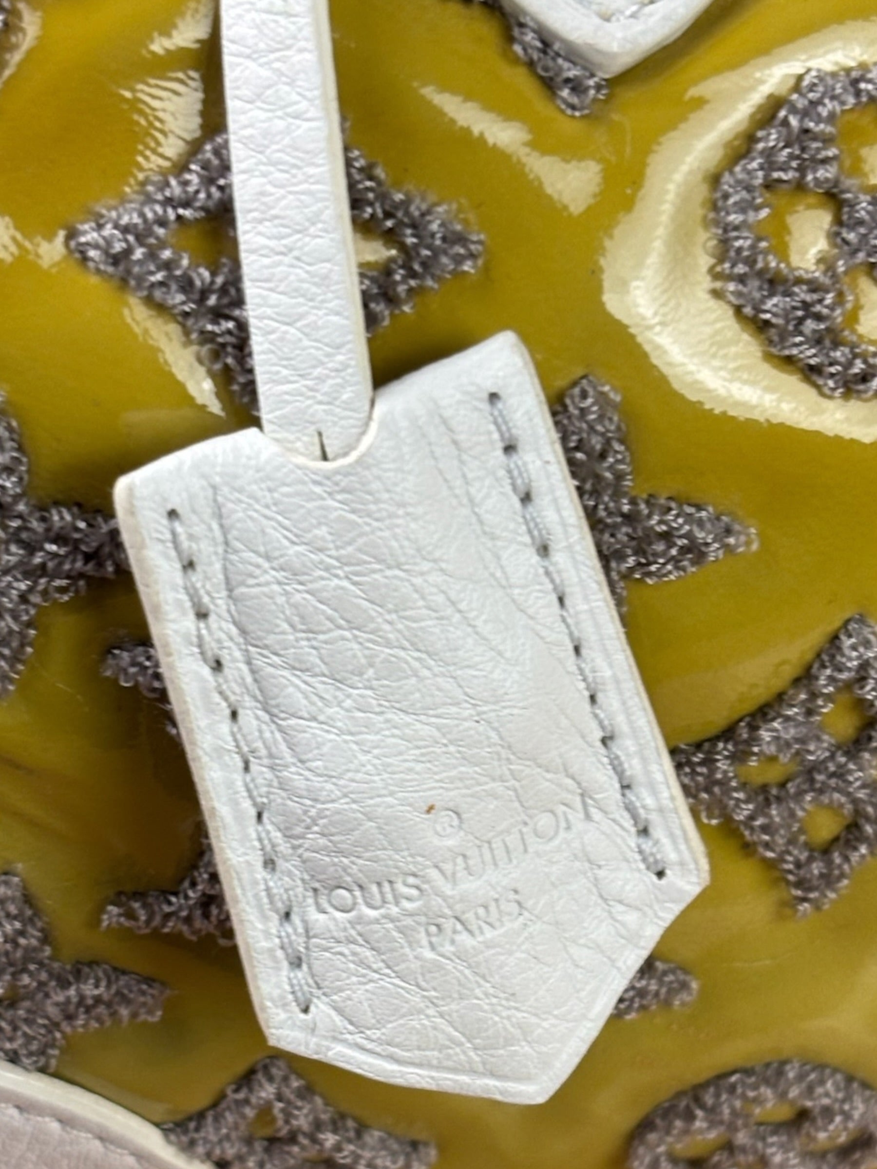 Louis Vuitton Yellow Monogram Bouclettes Speedy Round Handbag Spring 2012