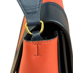 Celine Bicolor Leather Medium Frame Crossbody Bag